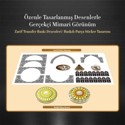 Reobrix Street view of St. Andrew's Church in Poland 66023 Brick Yapım Seti - Thumbnail