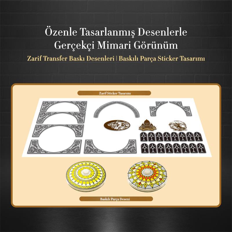 Reobrix Street view of St. Andrew's Church in Poland 66023 Brick Yapım Seti