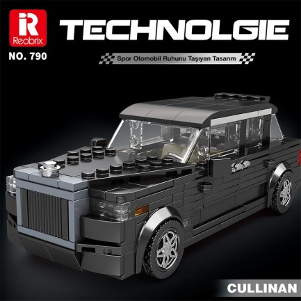Reobrix Super Luxury SUV Rolls Royce Cullinan 790 Brick Yapım Seti - Thumbnail