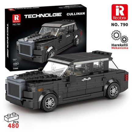 Reobrix - Reobrix Creator 790 Rolls Royce Cullinan SUV Araba Yaratıcı Yapı Blok Seti Building Blocks - 480 Parça