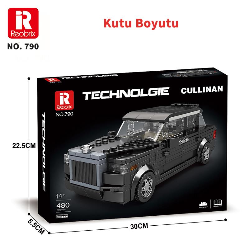 Reobrix Creator 790 Rolls Royce Cullinan SUV Araba Yaratıcı Yapı Blok Seti Building Blocks - 480 Parça