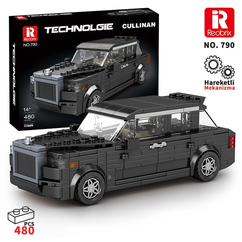 Reobrix Creator 790 Rolls Royce Cullinan SUV Araba Yaratıcı Yapı Blok Seti Building Blocks - 480 Parça