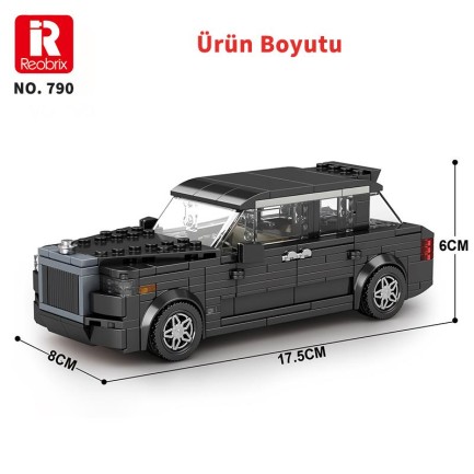 Reobrix Creator 790 Rolls Royce Cullinan SUV Araba Yaratıcı Yapı Blok Seti Building Blocks - 480 Parça - Thumbnail