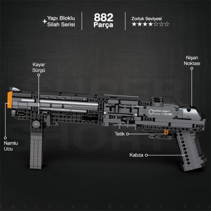 Reobrix Super Shorty 77002 Brick Yapım Seti - Thumbnail