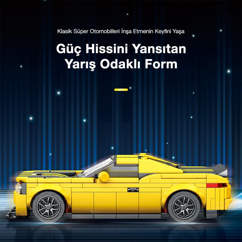 Reobrix Supercar Dodge SRT Hellcat 796 Brick Yapım Seti