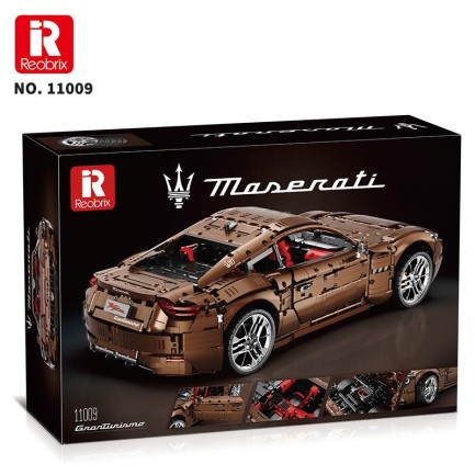 Reobrix 11009 Lisanslı 1/8 Maserati GranTurismo Kumanda ve Motorlu Yaratıcı Yapı Blok Seti Building Blocks - 5480 Parça - Thumbnail