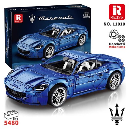 Reobrix - Reobrix Supercar Maserati GranTurismo 110th. Anniversary 11010 Brick Yapım Seti