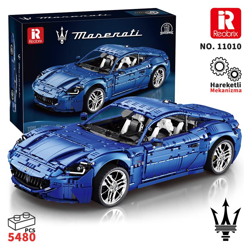 Reobrix Supercar Maserati GranTurismo 110th. Anniversary 11010 Brick Yapım Seti