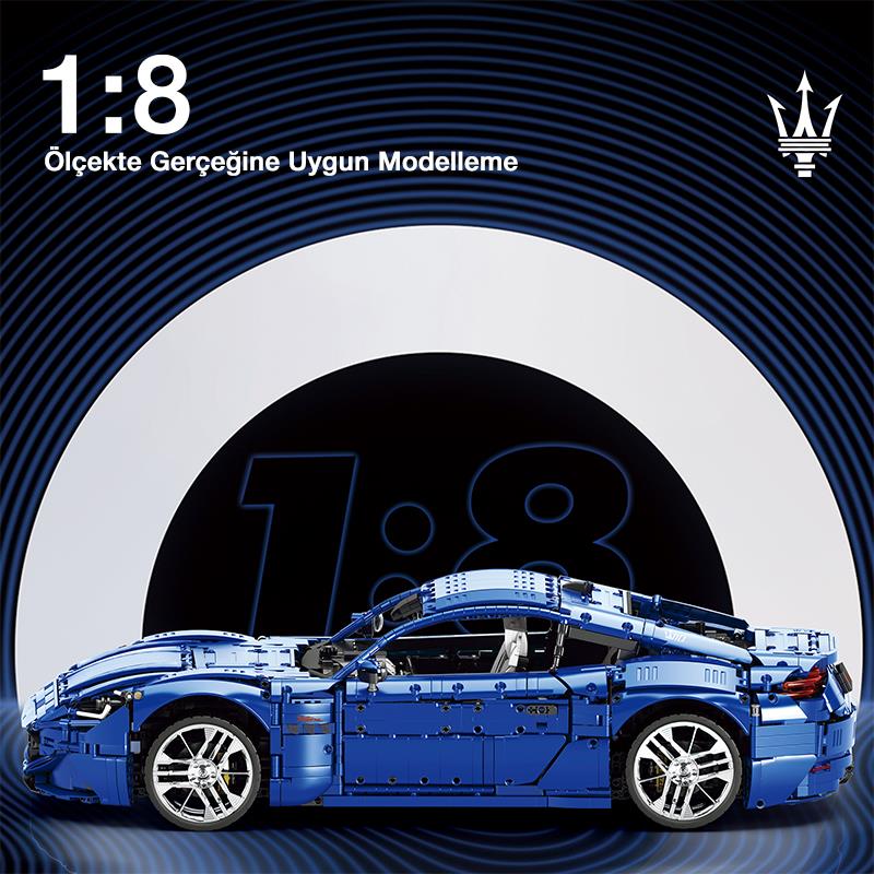Reobrix Supercar Maserati GranTurismo 110th. Anniversary 11010 Brick Yapım Seti