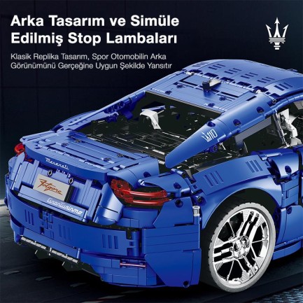 Reobrix Supercar Maserati GranTurismo 110th. Anniversary 11010 Brick Yapım Seti - Thumbnail