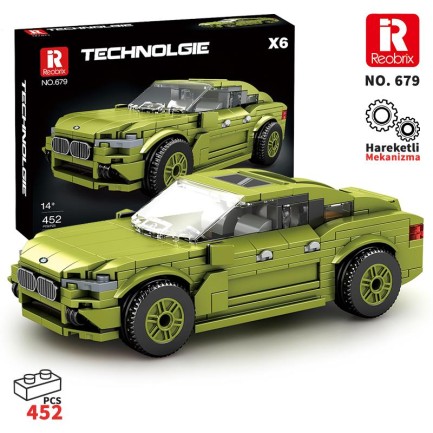 Reobrix - Reobrix Creator 679 Bmw X6 Araba SUV Yaratıcı Yapı Blok Seti Building Blocks - 452 Parça