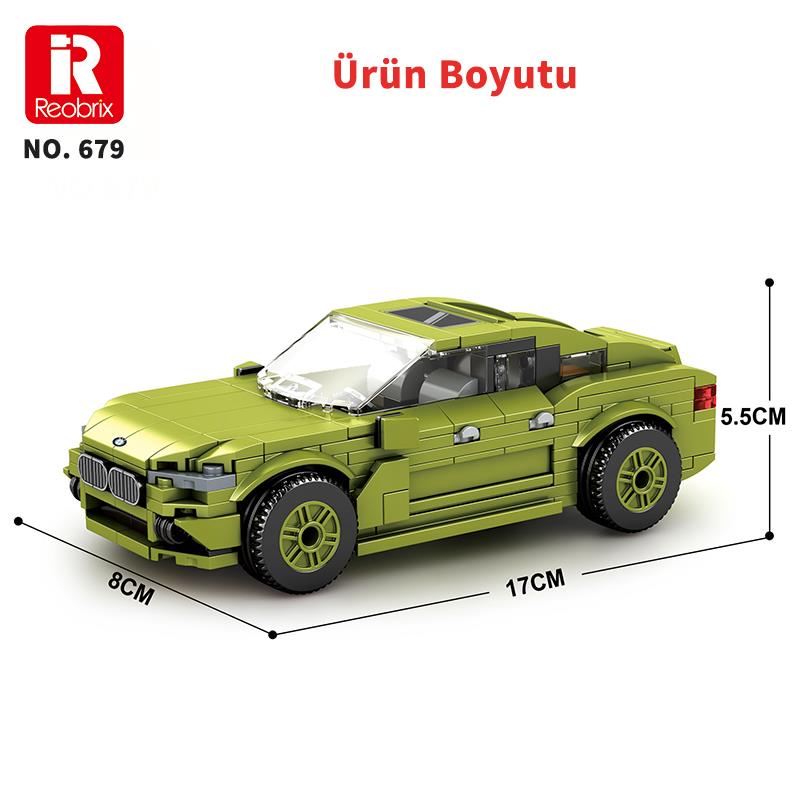 Reobrix Creator 679 Bmw X6 Araba SUV Yaratıcı Yapı Blok Seti Building Blocks - 452 Parça
