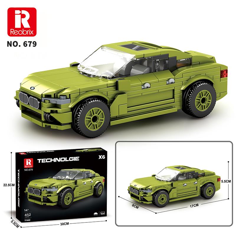 Reobrix Creator 679 Bmw X6 Araba SUV Yaratıcı Yapı Blok Seti Building Blocks - 452 Parça