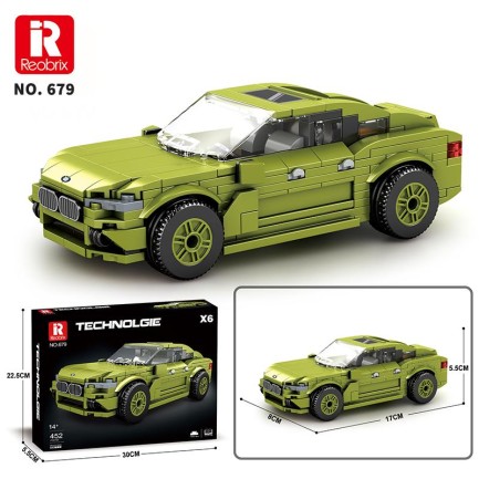Reobrix Creator 679 Bmw X6 Araba SUV Yaratıcı Yapı Blok Seti Building Blocks - 452 Parça - Thumbnail