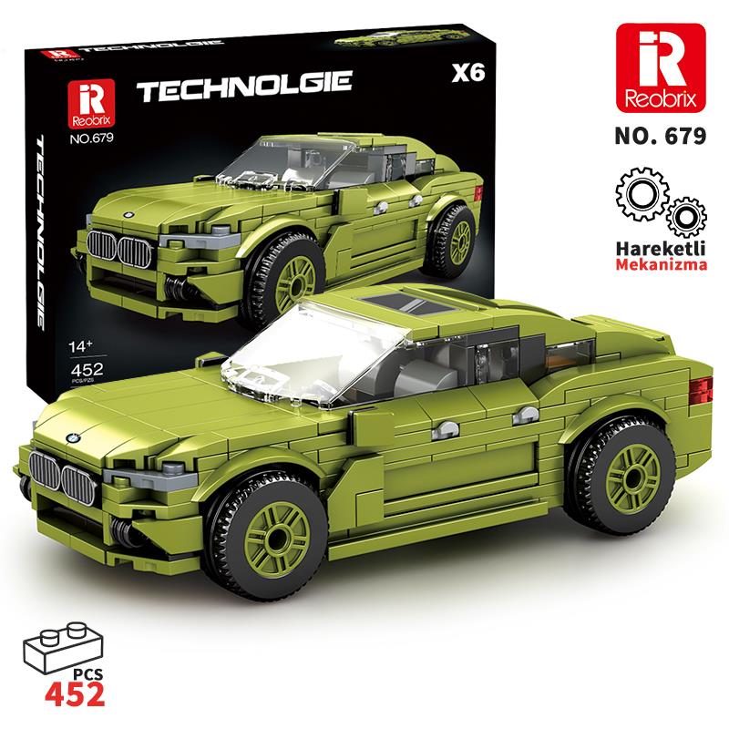 Reobrix Creator 679 Bmw X6 Araba SUV Yaratıcı Yapı Blok Seti Building Blocks - 452 Parça