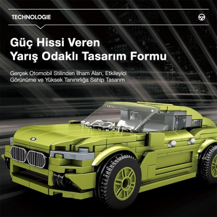 Reobrix Creator 679 Bmw X6 Araba SUV Yaratıcı Yapı Blok Seti Building Blocks - 452 Parça - Thumbnail