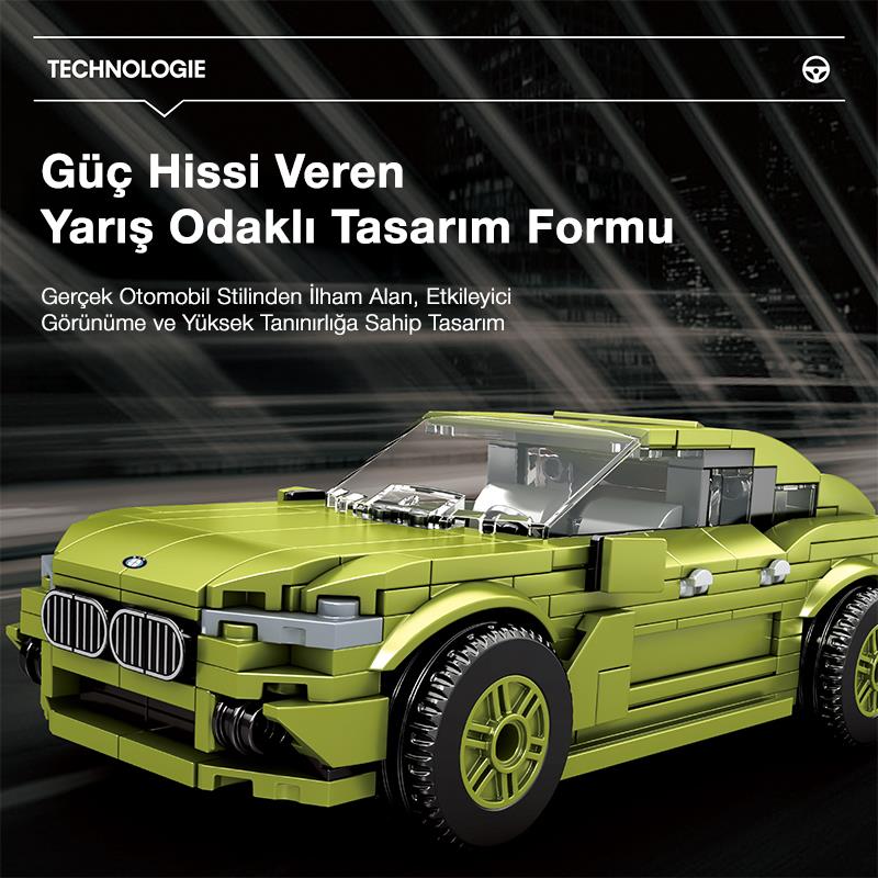 Reobrix Creator 679 Bmw X6 Araba SUV Yaratıcı Yapı Blok Seti Building Blocks - 452 Parça