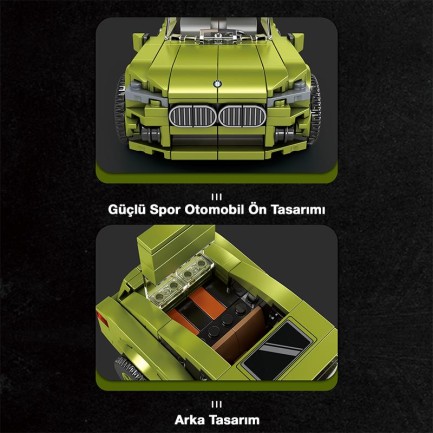 Reobrix Creator 679 Bmw X6 Araba SUV Yaratıcı Yapı Blok Seti Building Blocks - 452 Parça - Thumbnail