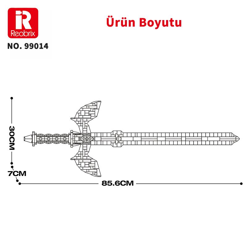 Reobrix Sword 99014 Brick Yapım Seti
