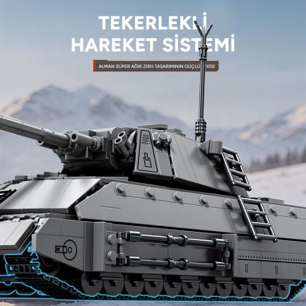 Reobrix Taschenratte 77041 Brick Yapım Seti - Thumbnail