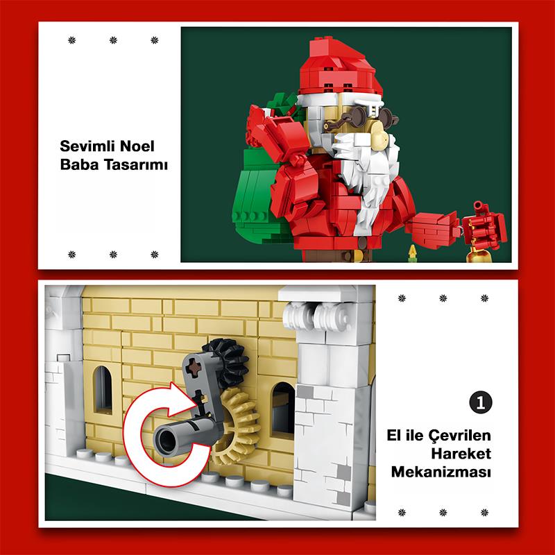 Reobrix The Big Santa 66001 Brick Yapım Seti