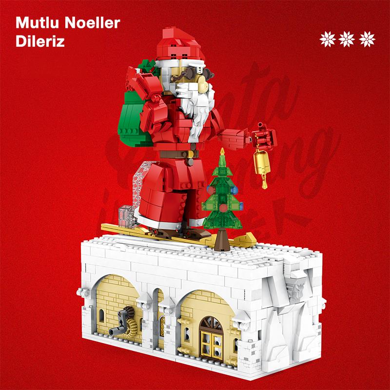 Reobrix The Big Santa 66001 Brick Yapım Seti