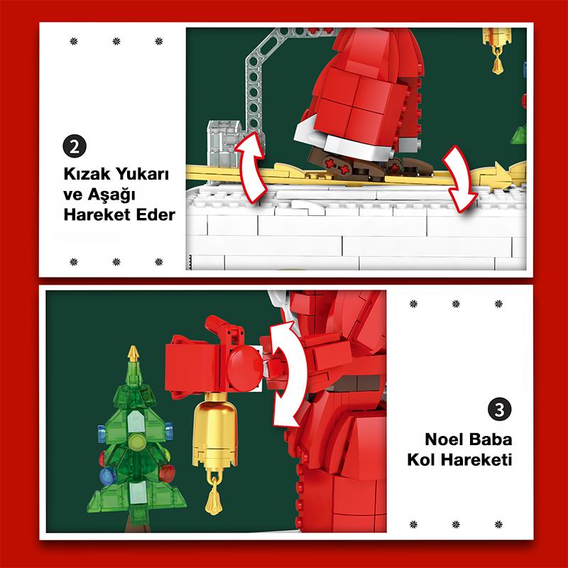 Reobrix The Big Santa 66001 Brick Yapım Seti
