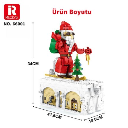 Reobrix The Big Santa 66001 Brick Yapım Seti - Thumbnail