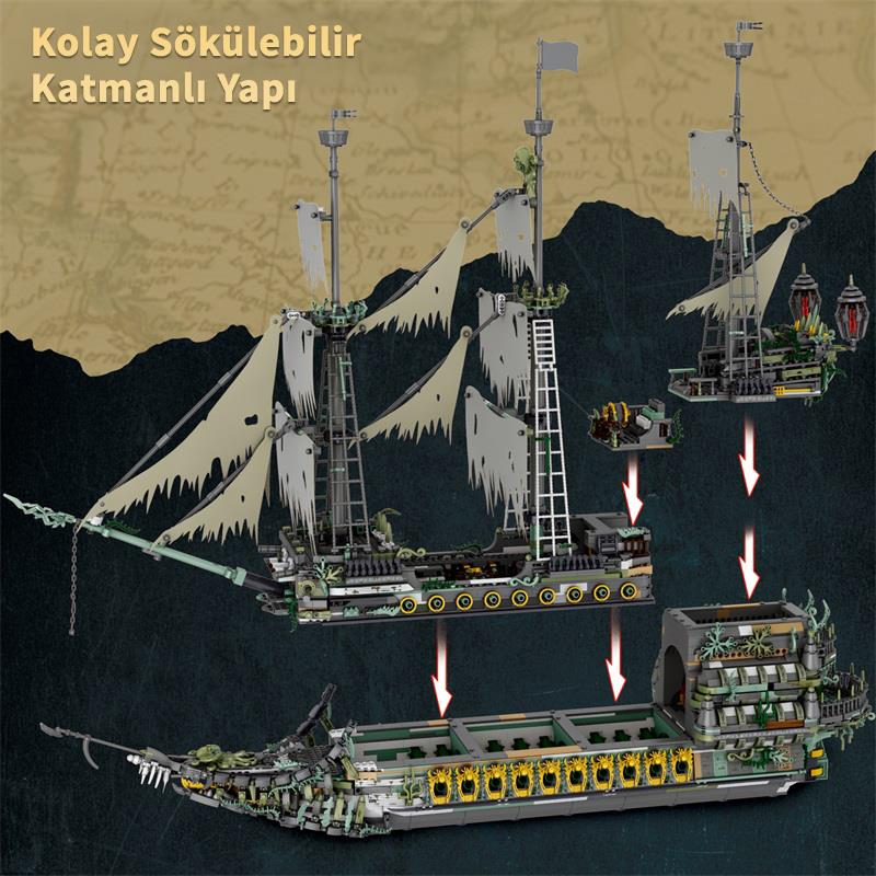 Reobrix The Flying Dutchman 66037 Brick Yapım Seti
