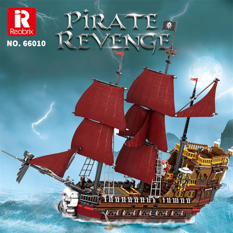 Reobrix 66010 Korsan Gemisi Yaratıcı Yapı Blok Seti Building Blocks (Pirate Revenge - The Pirates) - 2776 Parça