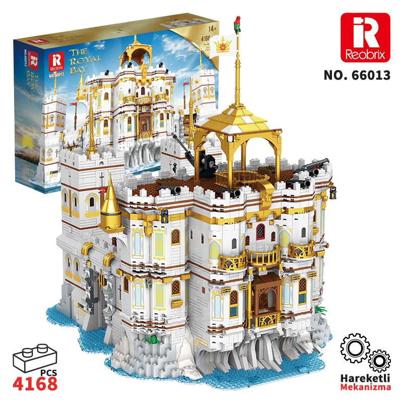 Reobrix 66013 Kraliyet Körfezi Yaratıcı Yapı Blok Seti Building Blocks (The Royal Bay)- 4168 Parça