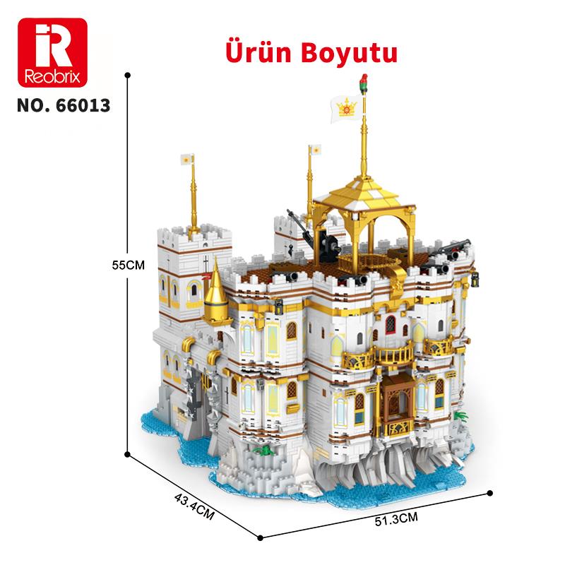 Reobrix 66013 Kraliyet Körfezi Yaratıcı Yapı Blok Seti Building Blocks (The Royal Bay)- 4168 Parça