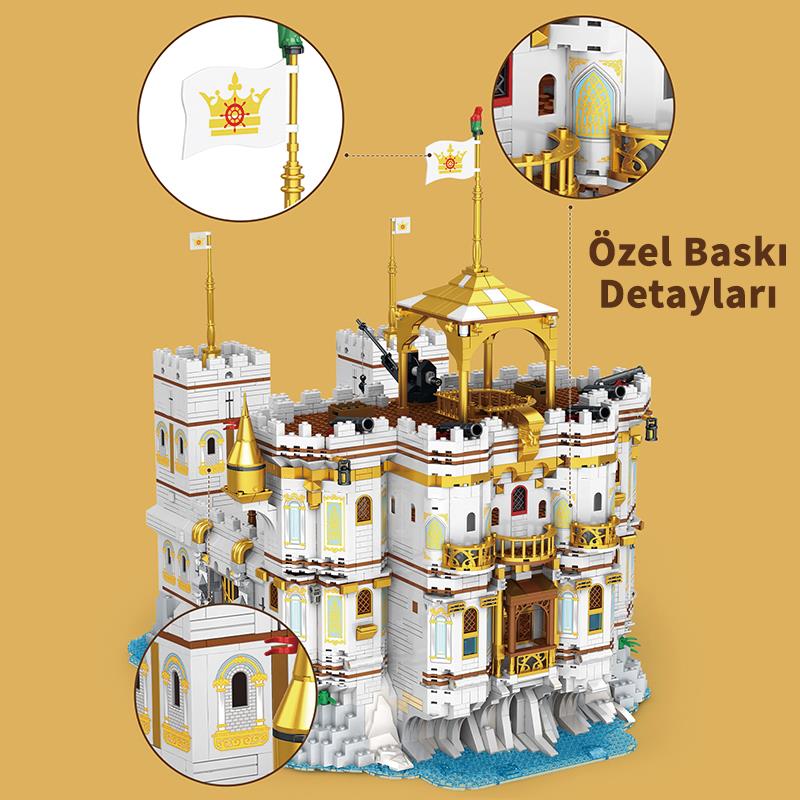 Reobrix 66013 Kraliyet Körfezi Yaratıcı Yapı Blok Seti Building Blocks (The Royal Bay)- 4168 Parça