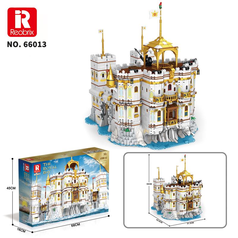 Reobrix 66013 Kraliyet Körfezi Yaratıcı Yapı Blok Seti Building Blocks (The Royal Bay)- 4168 Parça