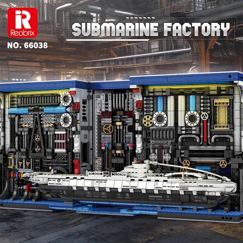 Reobrix The Submarine Book 66038 Brick Yapım Seti