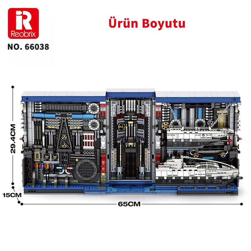 Reobrix The Submarine Book 66038 Brick Yapım Seti