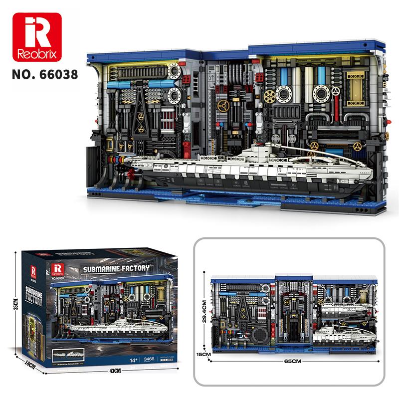 Reobrix The Submarine Book 66038 Brick Yapım Seti
