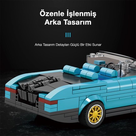 Reobrix Creator 688 Rolls Royce Boat Tail Araba Yaratıcı Yapı Blok Seti Building Blocks - 417 Parça - Thumbnail