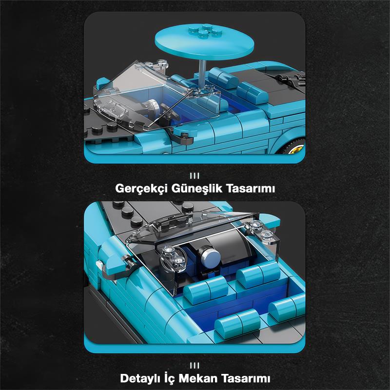 Reobrix Creator 688 Rolls Royce Boat Tail Araba Yaratıcı Yapı Blok Seti Building Blocks - 417 Parça