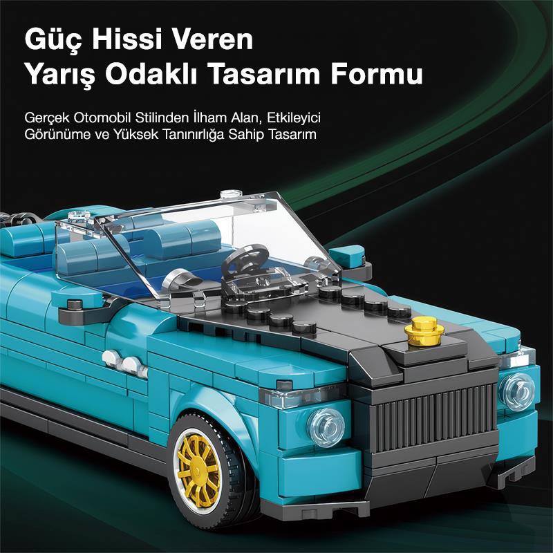 Reobrix Creator 688 Rolls Royce Boat Tail Araba Yaratıcı Yapı Blok Seti Building Blocks - 417 Parça