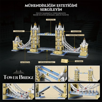 Reobrix Tower Bridge 55018 Brick Yapım Seti - Thumbnail