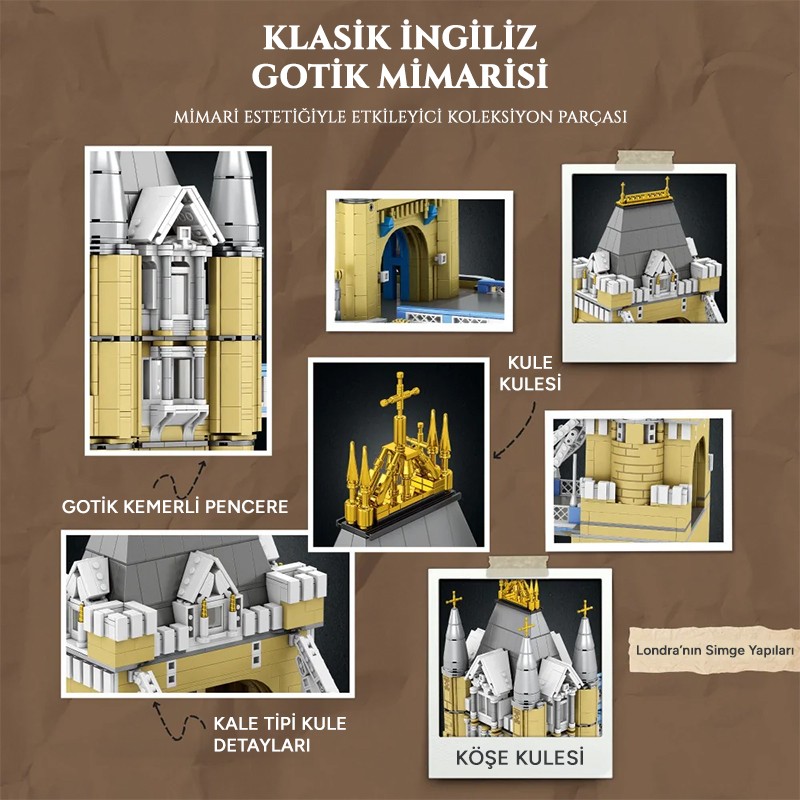 Reobrix Tower Bridge 55018 Brick Yapım Seti