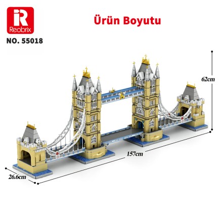 Reobrix Tower Bridge 55018 Brick Yapım Seti - Thumbnail