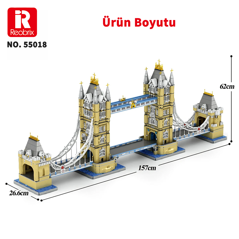 Reobrix Tower Bridge 55018 Brick Yapım Seti