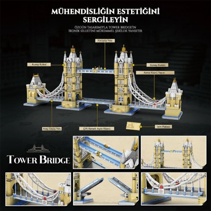 Reobrix Tower Bridge 55018 Brick Yapım Seti - Thumbnail