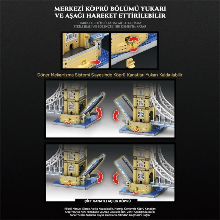 Reobrix Tower Bridge 55018 Brick Yapım Seti - Thumbnail