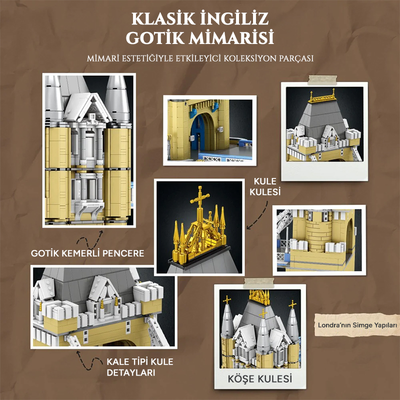 Reobrix Tower Bridge 55018 Brick Yapım Seti