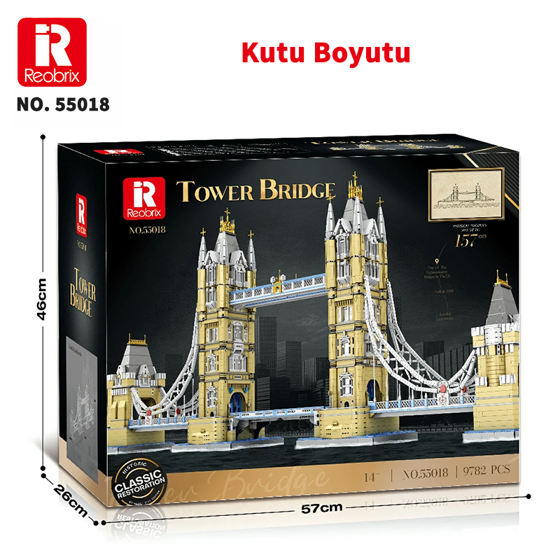 Reobrix Tower Bridge 55018 Brick Yapım Seti