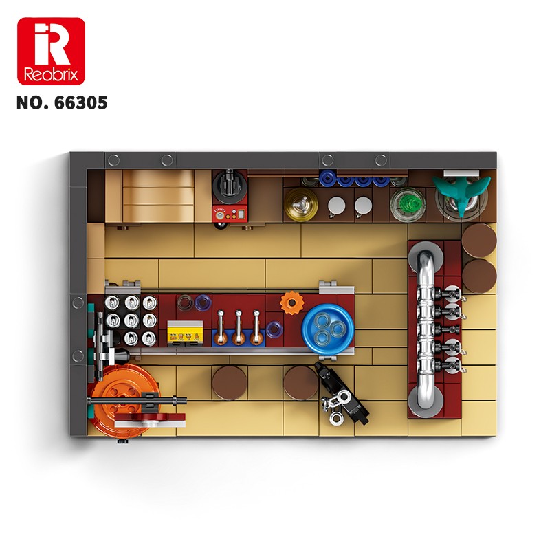 Reobrix Triangular Beer Bar Scene 66305 Brick Yapım Seti