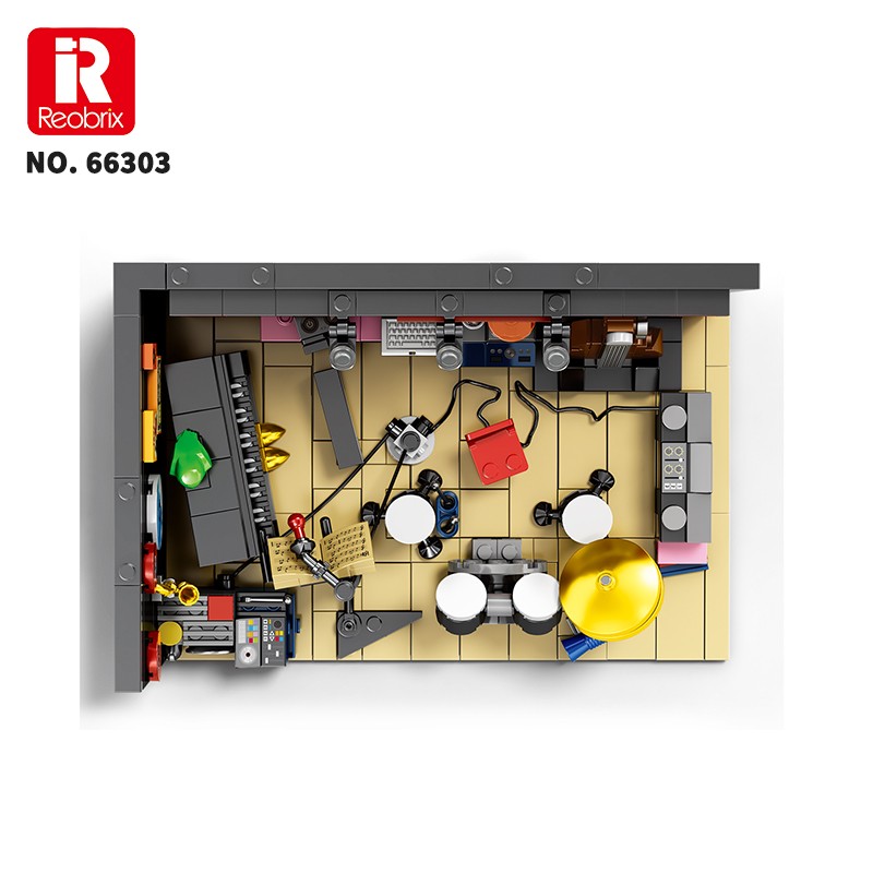 Reobrix Triangular Jazz Club Scene 66303 Brick Yapım Seti